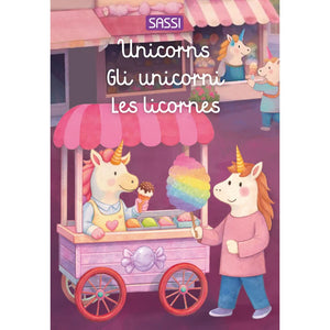 Glow-In-The-Dark Night & Day Double-Sided Puzzle & Book Set - Unicorns - Sassi
