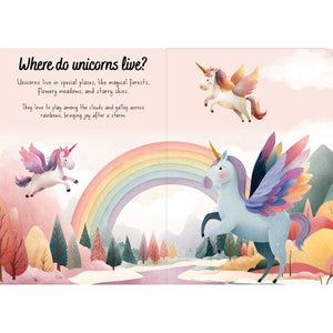 Magic Water Puzzle & Book Set - Unicorns - Sassi