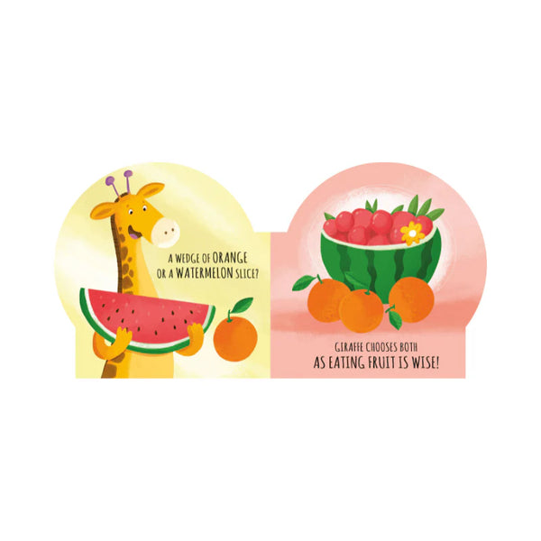 Shaped Board Book - Fruits - Sassi