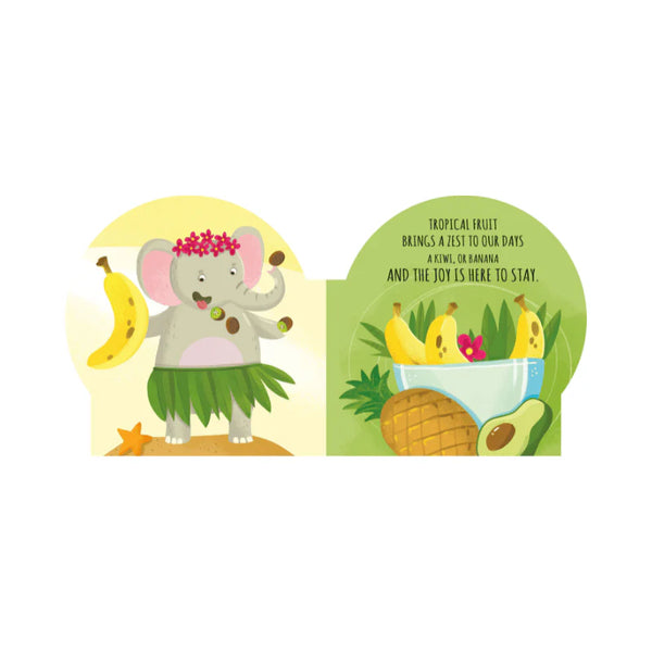 Shaped Board Book - Fruits - Sassi