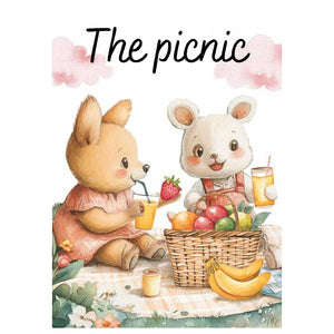 Magic Water Puzzle & Book Set - Picnic - Sassi