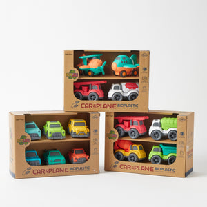 Bioplastic Car & Plane Set 3 - Jiggle & Giggle