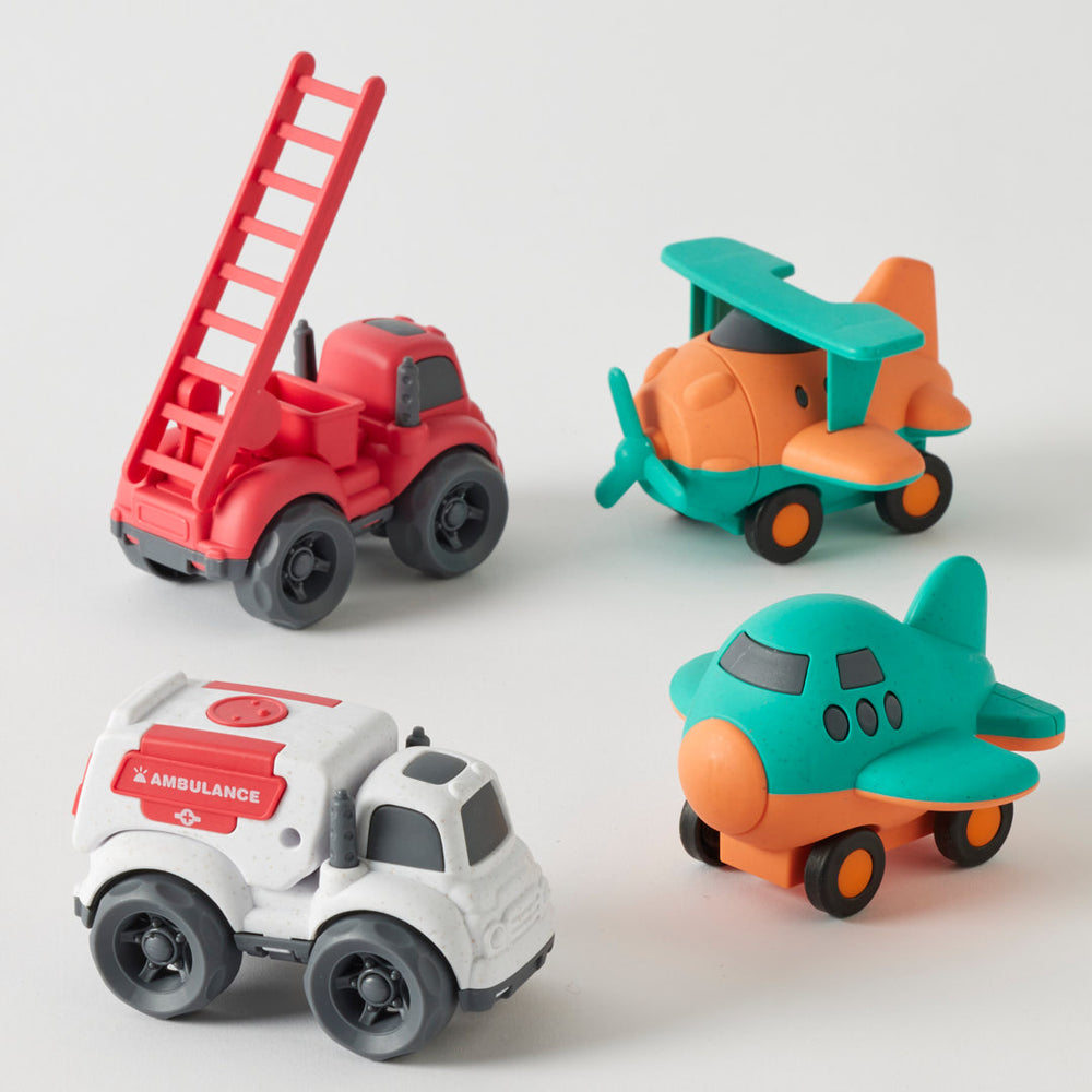 Bioplastic Car & Plane Set 3 - Jiggle & Giggle