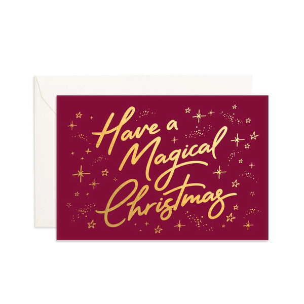 Magical Christmas Mini Greeting Card - Fox & Fallow