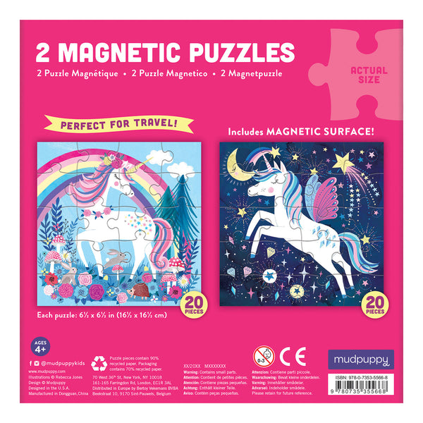 Magnetic Puzzle - Magic Unicorn - Mudpuppy
