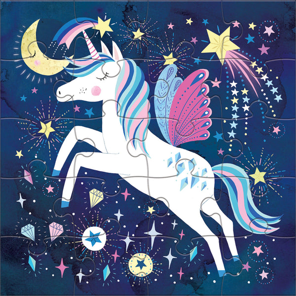 Magnetic Puzzle - Magic Unicorn - Mudpuppy