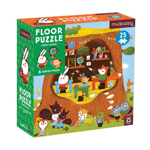 Floor Puzzle - Forest School - Mudpuppy