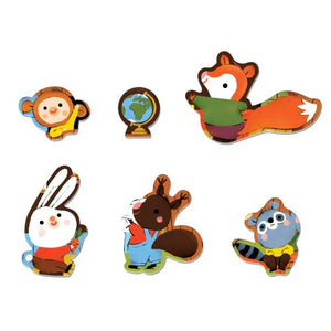 Floor Puzzle - Forest School - Mudpuppy