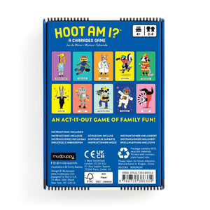 Charades Card Game - Hoot Am - Mudpuppy