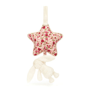 Blossom Cream Bunny 'Berry' Musical Pull - Jellycat