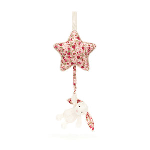 Blossom Cream Bunny 'Berry' Musical Pull - Jellycat