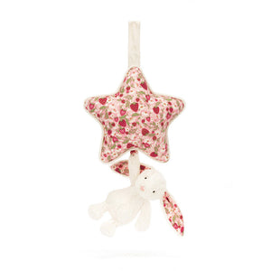 Blossom Cream Bunny 'Berry' Musical Pull - Jellycat