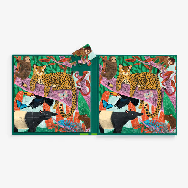 Magnetic Puzzle 20pc - Jungle Safari - Mudpuppy