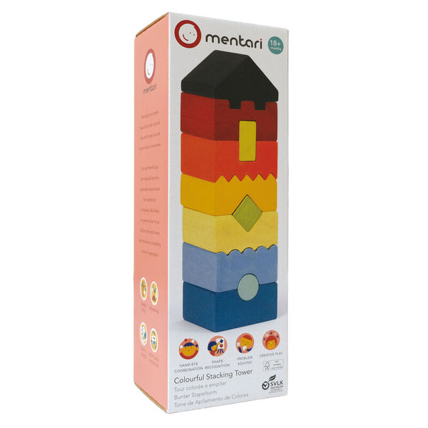 Colourful Stacking Tower - Mentari