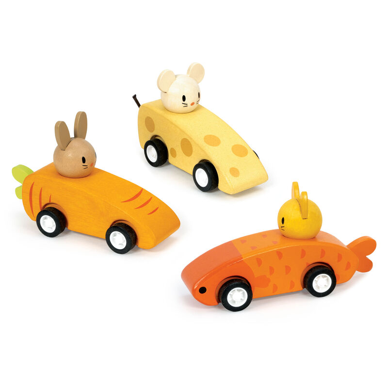 Animal Friends Racing Cars - Mentari
