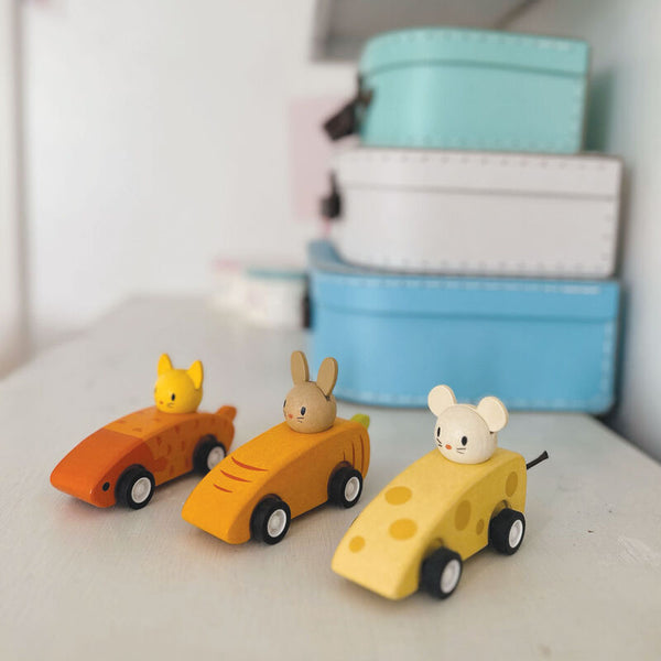 Animal Friends Racing Cars - Mentari