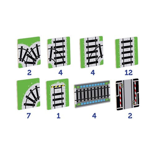 36 Piece Tile Topper - Train Pack - TileTek
