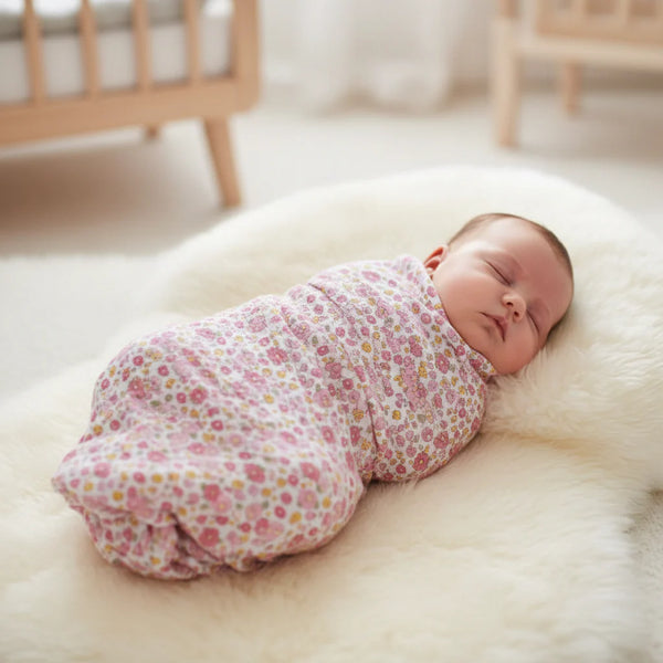 Muslin Swaddle Rose Garden - Alimrose