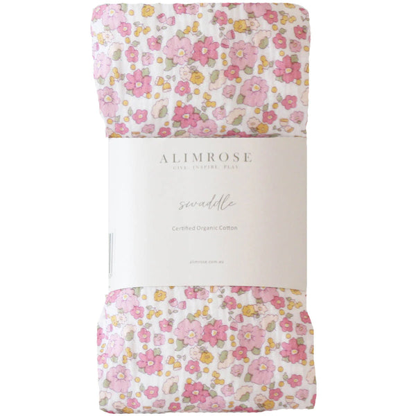 Muslin Swaddle Rose Garden - Alimrose