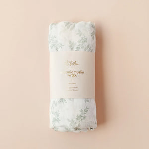 Cypress Organic Muslin Wrap Swaddle - Fox and Fallow