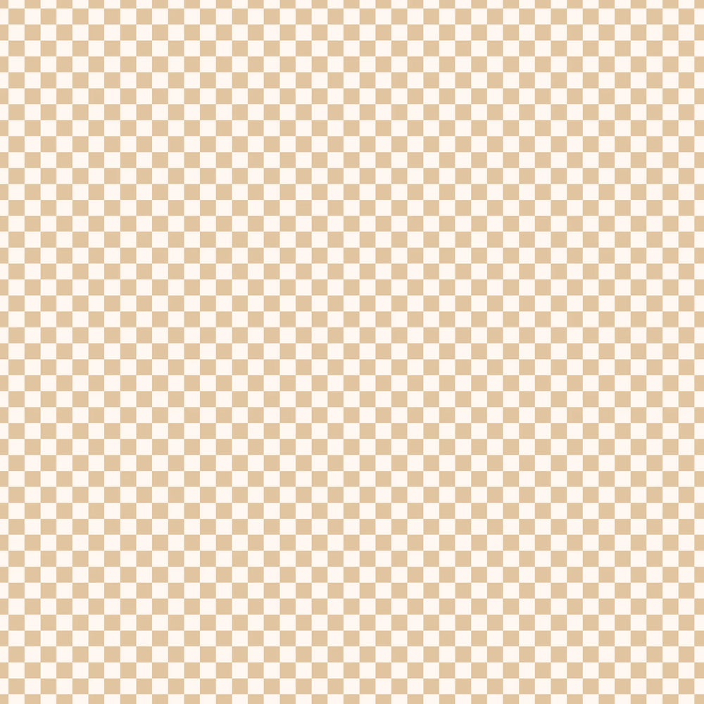 Caramel Check Organic Muslin Wrap Swaddle - Fox and Fallow