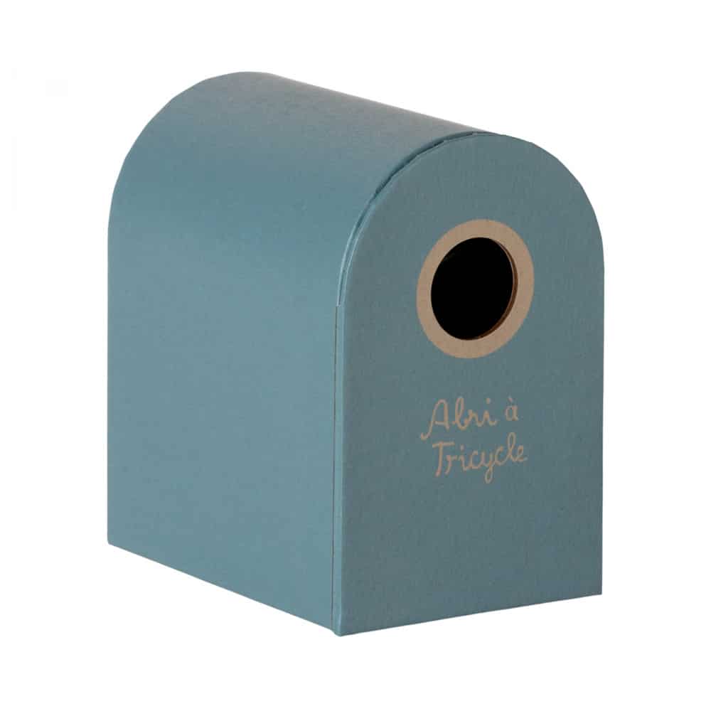 Abri Tricycle for Mouse Petrol Blue - Maileg