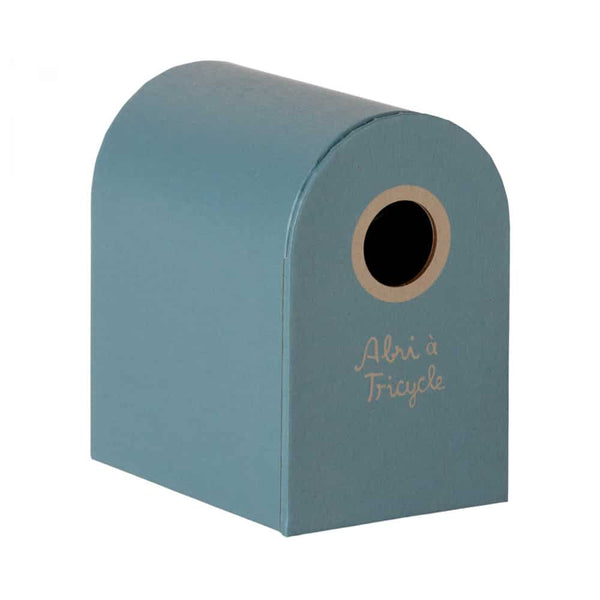 Abri Tricycle for Mouse Petrol Blue - Maileg
