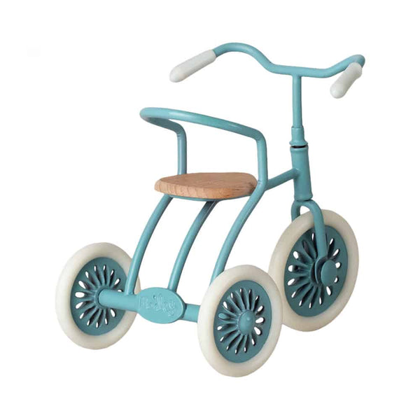 Abri Tricycle for Mouse Petrol Blue - Maileg