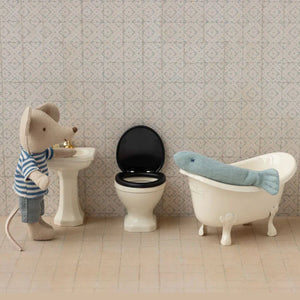 WC Toilet - Little Mouse - Off White - Maileg