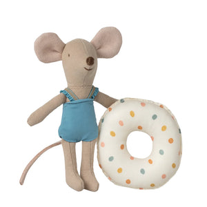 Beach Mouse Little Sister with Float Multi Dot - Maileg