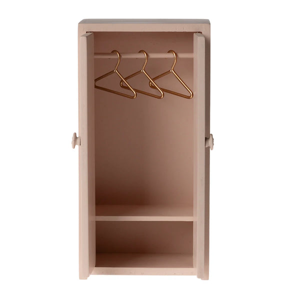Wooden Mouse Closet Light Rose - Maileg