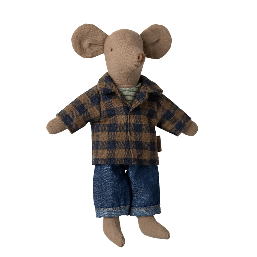 Dad mouse - light brown