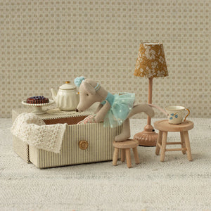Dance Mouse in Daybed Little Sister - Maileg