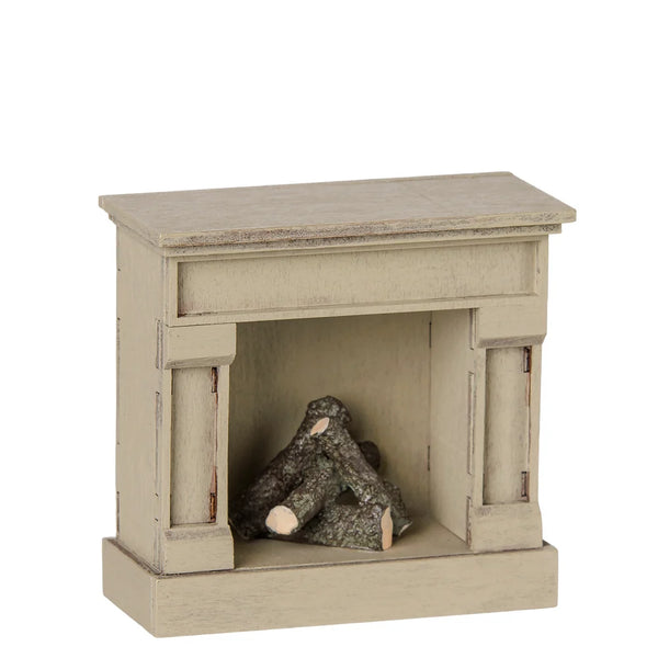 Fireplace Mouse Off White - Maileg
