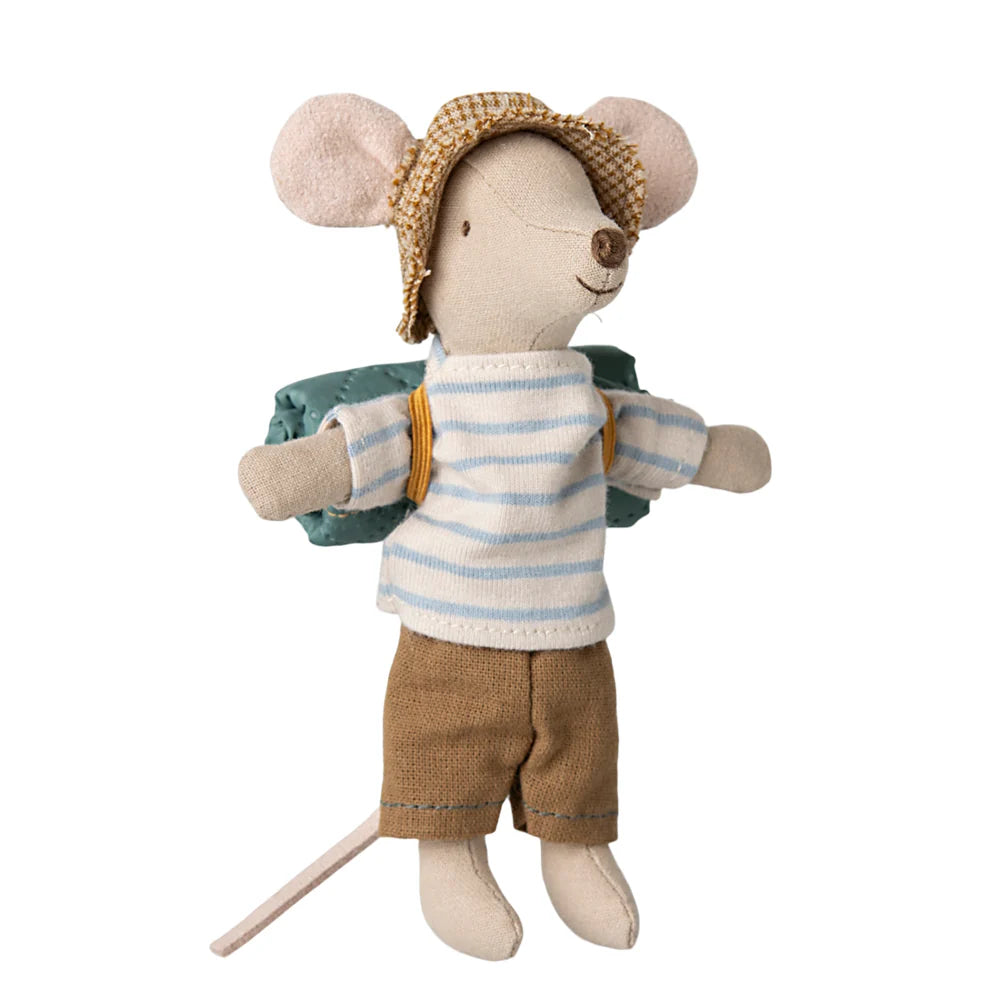 Hiker Mouse Big Brother Stripes - Maileg