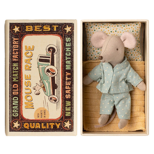Little Brother Mouse in Box 2025 - Spotty Pyjamas - Maileg