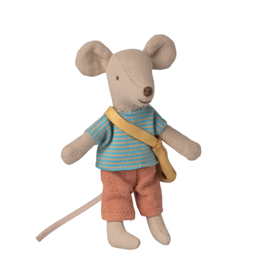 Little Brother Mouse with Bag - Maileg