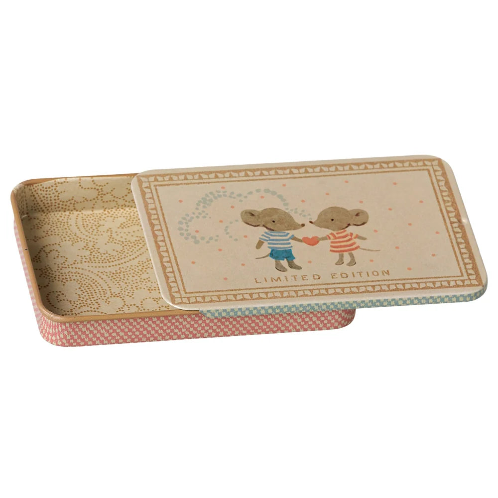 Metal Box Sliding Lid Mice - Maileg