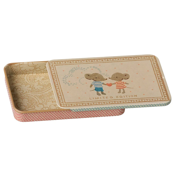 Metal Box Sliding Lid Mice - Maileg