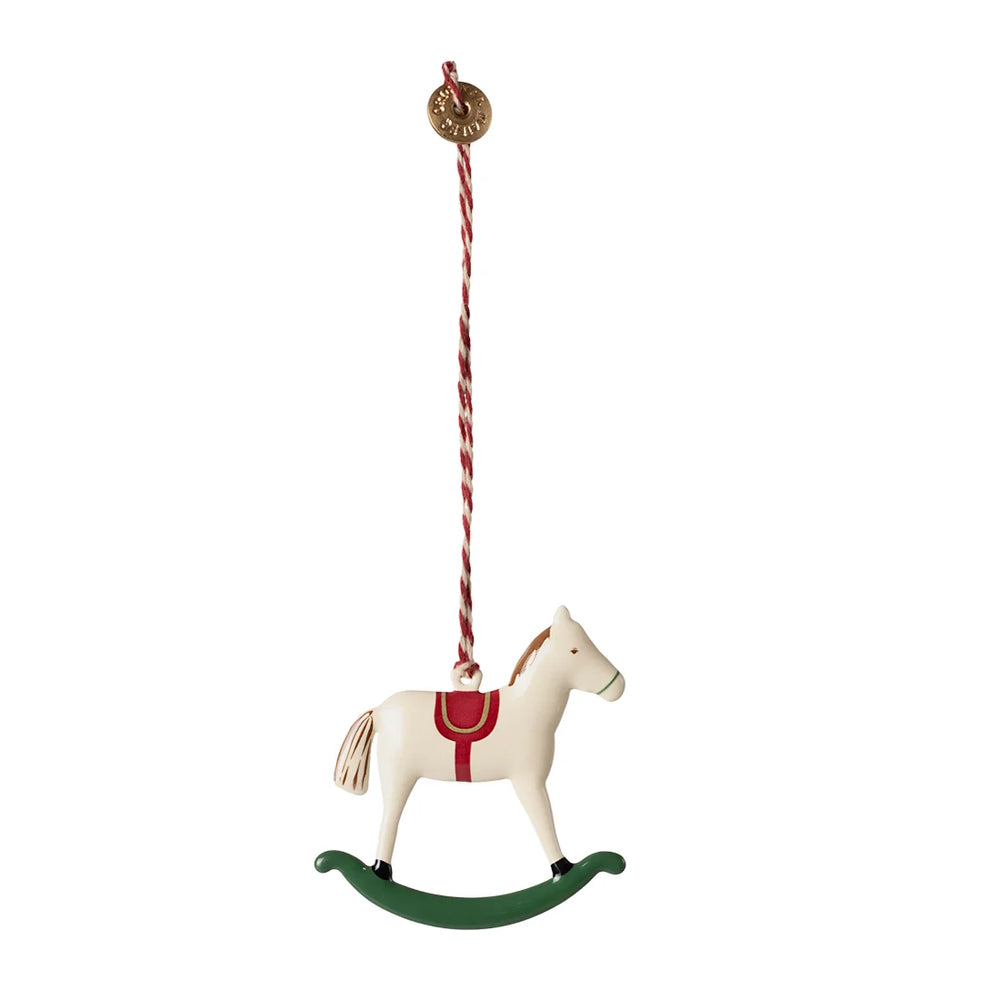 Metal Ornament Rocking Horse - Maileg