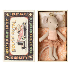 Princess Mouse in Matchbox 2025 - Little Sister - Maileg