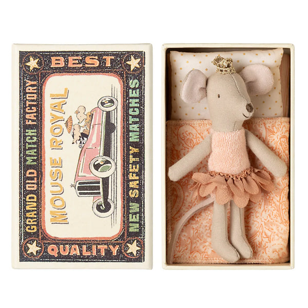 Princess Mouse in Matchbox 2025 - Little Sister - Maileg