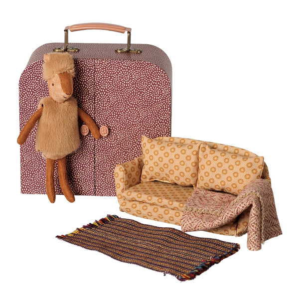 Reindeer in Suitcase Little Sister - Maileg