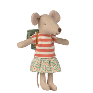 Tricycle Mouse Big Sister Green - Maileg
