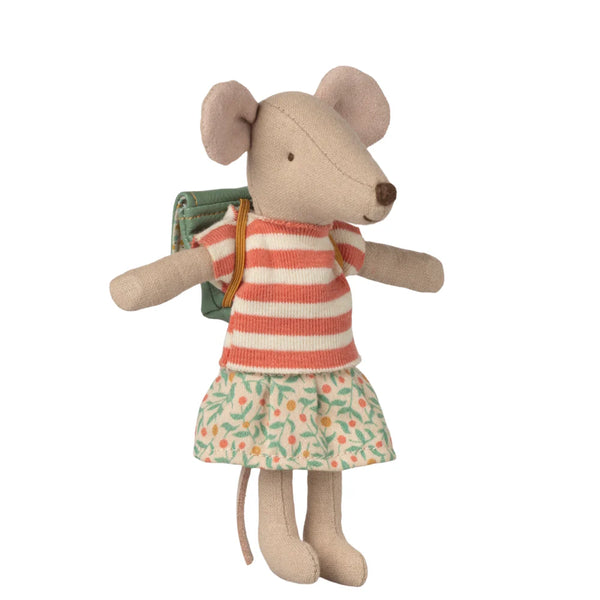 Tricycle Mouse Big Sister Green - Maileg