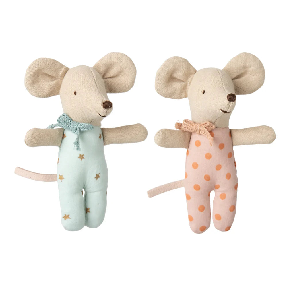 Twins Baby Mice in Matchbox - Maileg