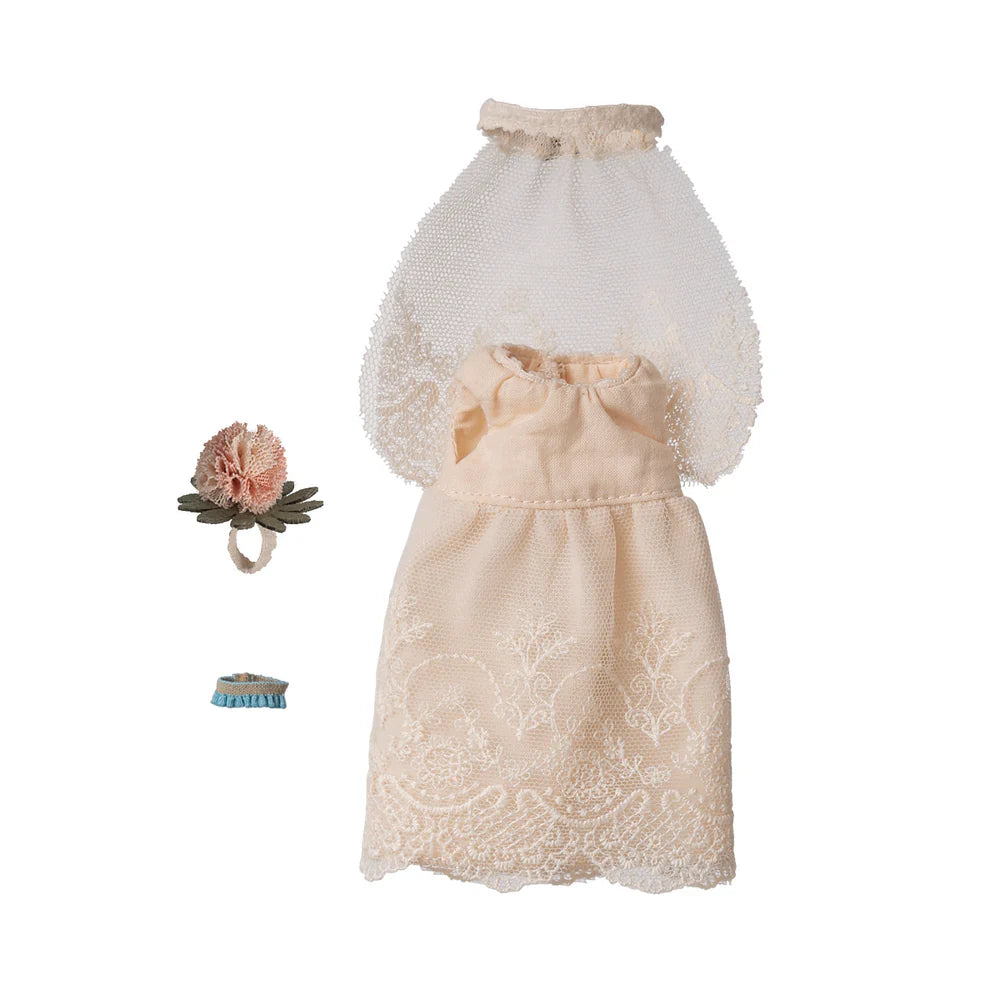 Wedding Dress Mum Mouse - Maileg