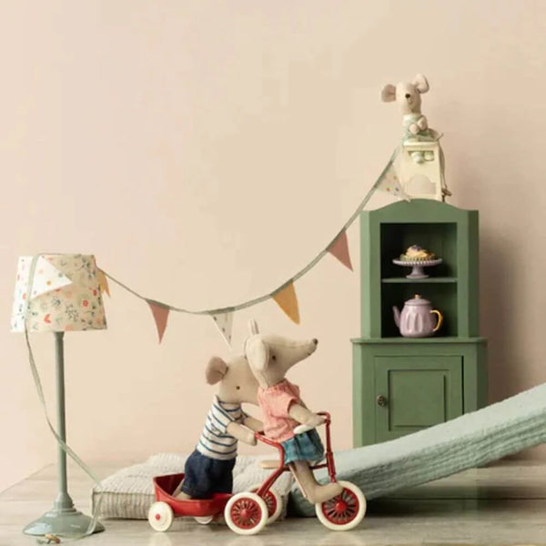 Abri a Tricycle Mouse Red - Maileg