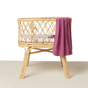 Meadow Organic Bassinet Sheet / Change Pad Cover - Snuggle Hunny