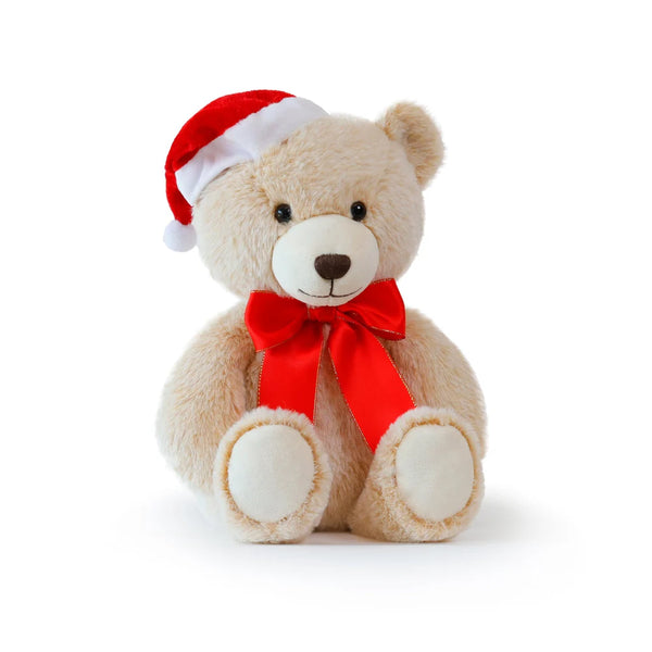 Theo Christmas Bear Soft Toy - Medium - OB Designs